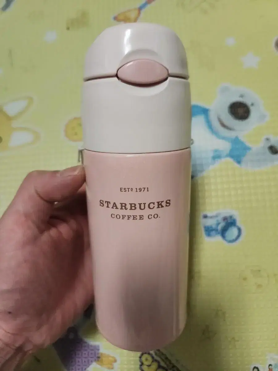 스타벅스 FHL 러브피치 보온병 400ml